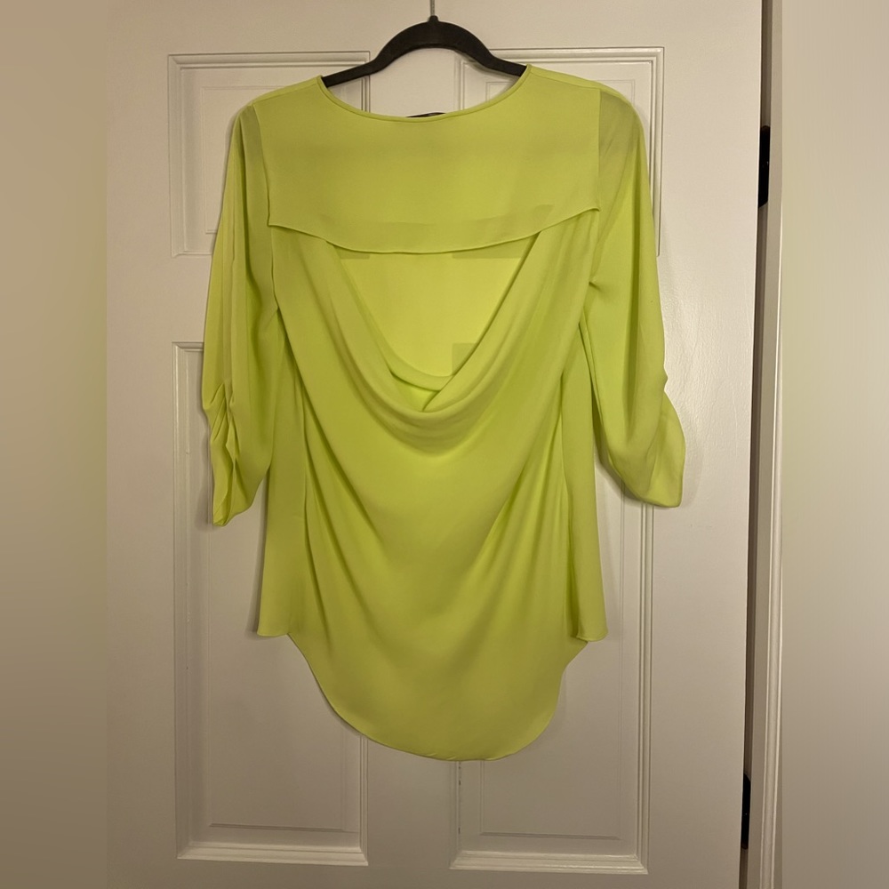 BCBG Light Green Blouse
